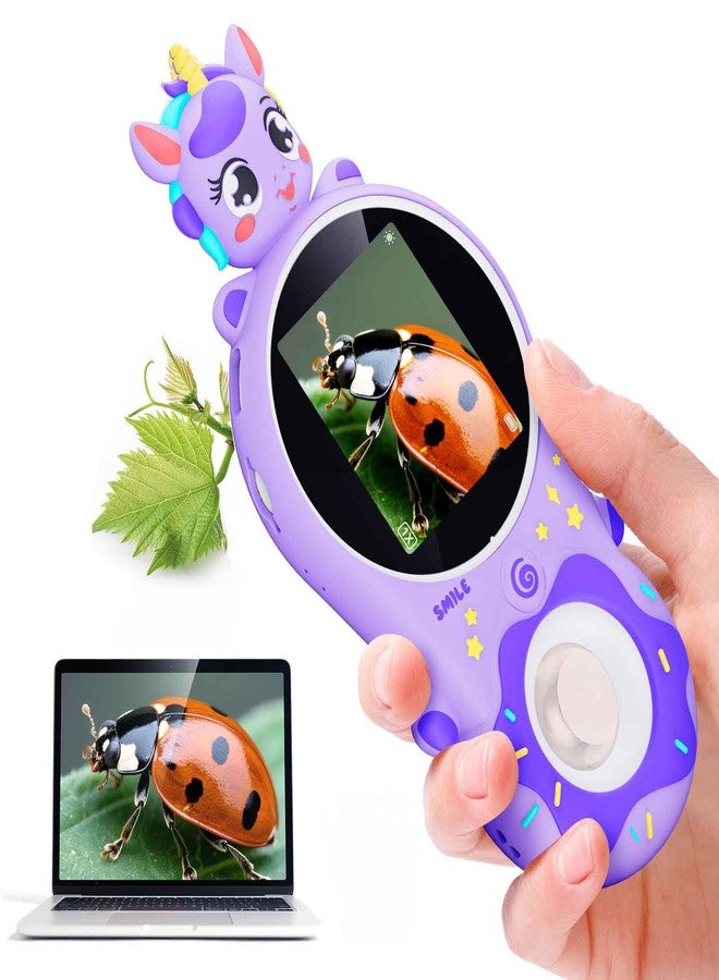 Ashfly Microscope for Kids with 8 Lights,Handheld Microscope for Stem Toys, Edu Gift Age 4-6 8-12 Children - Image 2
